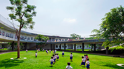 基于校園文化的幼兒園景觀設計理念與設計原則