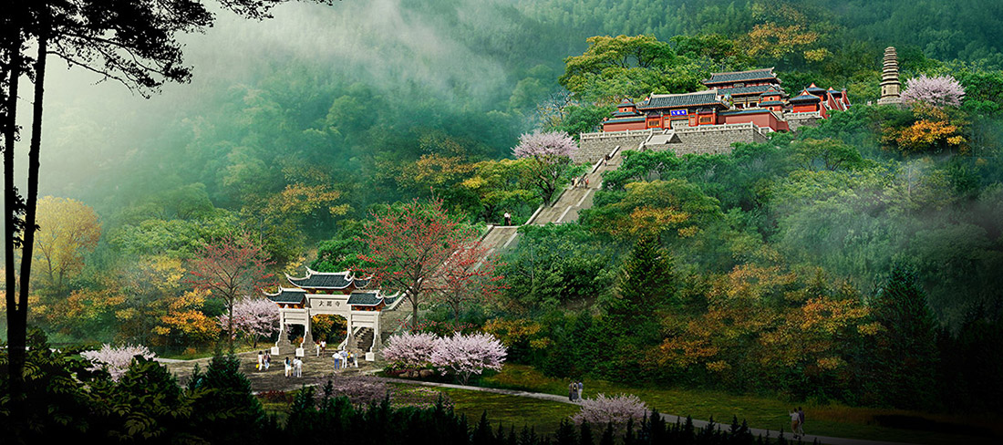 寺廟園林景觀設(shè)計(jì)